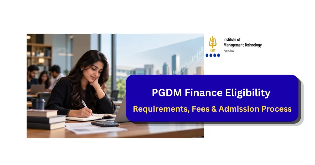 PGDM Finance Eligibility