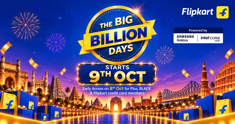 Flipkart's banner for Big Billion Days 2026