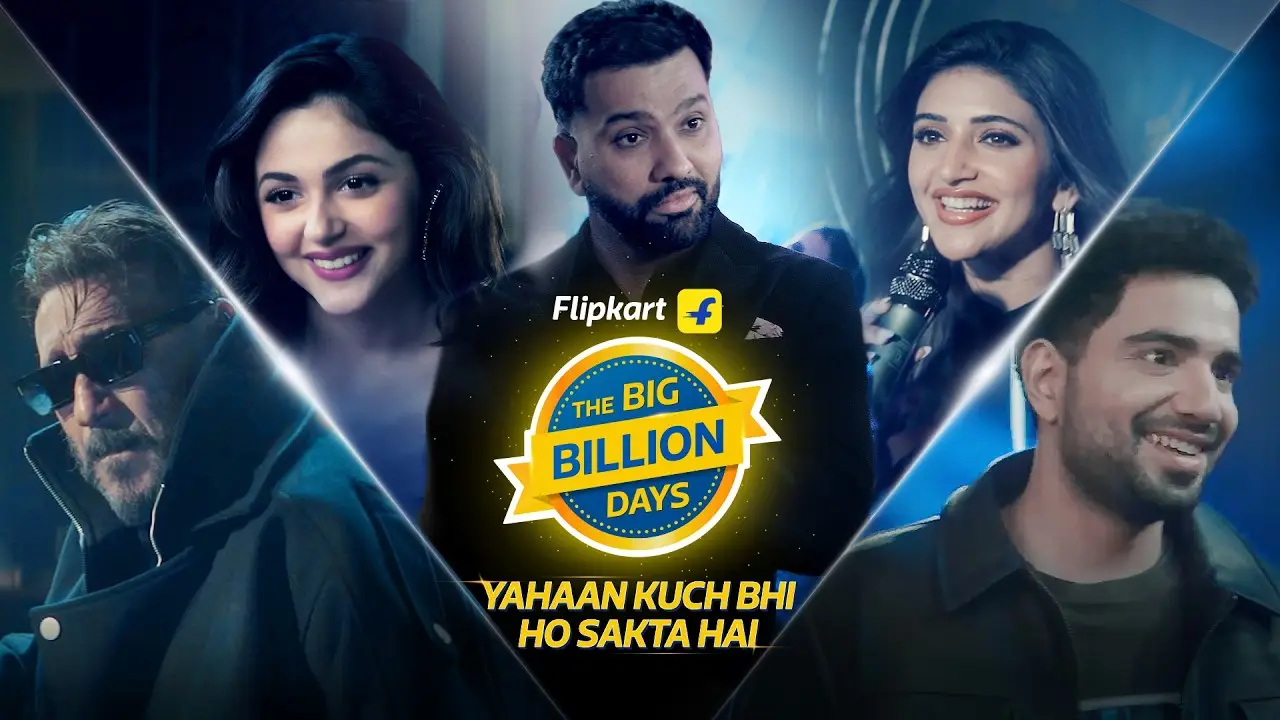 Still from the Flipkart Big Billion Days 'Yahaan Kuch Bhi Ho Sakta Hai"