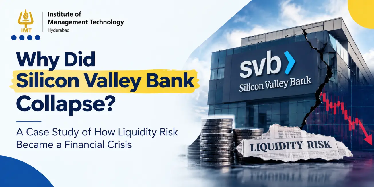 Silicon Valley Bank collapse case study showing how liquidity risk caused the 2023 bank failure